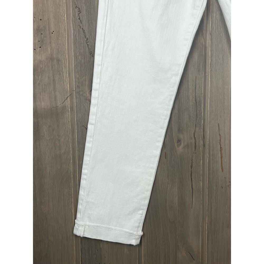 AG Adriano GoldSchmied White jeans size 30 regular Stevie straight - Picture 3 of 9